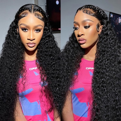 13x6 HD Lace Human Hair Kinky Curly Lace Front Wigs | Human Hair Wig | Lace Front